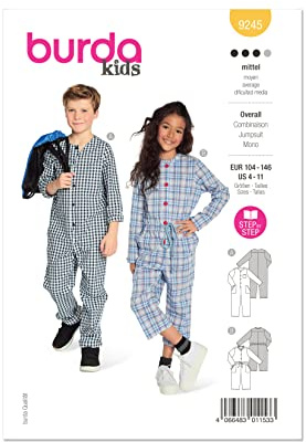 Burda Style Sewing Pattern B9245 Children's Jumpsuit