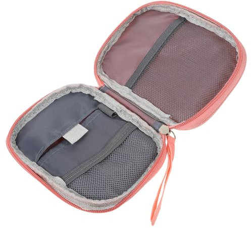 MAGICLULU Erste Hilfe Tasche mit Reißverschluss Rosa aus Oxford Stoff