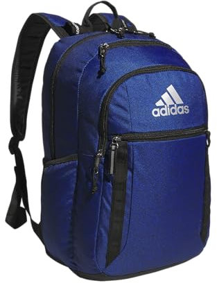 adidas Excel Backpack Durable Large Athletic Laptop Book Bag, 7.0/Bold Twill Bright Royal- Legend Ink/Black/Silver Metallic, One size, Excel Backpack for Men & Women – Durable Large Athletic Laptop