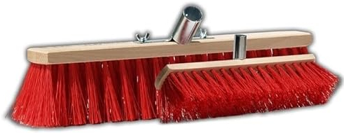 Straßenbesen Saalbesen Besen, Industriebesen Kehrbesen, Holzbesen Kehrbesen Werkstattbesen, Industriebesen, Terassenbesen Haarbesen, wählbare Breiten, mit oder ohne Stiel (50cm ohne Stiel)