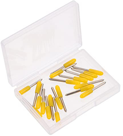 SHINEOFI 20pièces Cutter De Lettrage Avec Lames Pour Plotter De Découpe Outils Précis Pour Découpe De Vinyle Et Matériaux Fins Pratique Et Pour Modélisme Et Artisanat