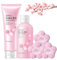 Cherry Blossom Bath Sets for Women gifts - Pamper Gift Sets for Women - Sakura Skin Care Sets for Gifts - Bath Gift Set for Women with Body Wash, Body Lotion, Bath Bomb