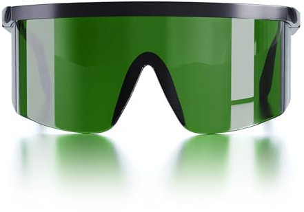 Dgtkayi Laserschutzbrille,Professionnelle 190nm - 2000nm IPL-Laser-Augenschutzbrille mit Wellenlänge und Etui,für Laser-Haarentfernungsbehandlungen, Laserkosmetik-Bediener & Arbeitsaugenschutz