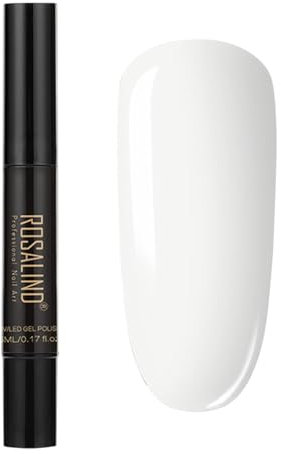 Nagellackstift, Gel Nagellack Pen, Premium UV Nagellack, 3 in 1 Nagellack Stift, Für zu Hause und Professionelle Maniküre (F, 1)