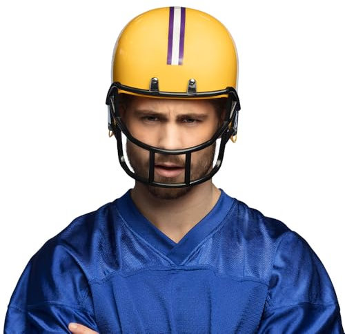 Boland 01454 - Casco da football americano, accessorio per costumi in maschera, copricapo per carnevale e feste a tema, giocatore di football