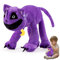 Dekewe Smiling Plush Toys, 30cm Plüschtier, Horror Monster Plush Gruseliges Lila Plüschtier, New Anime Critters Plüschspielzeug, Jungen Mädchen Kinder Weihnachten Geburtstag Geschenk