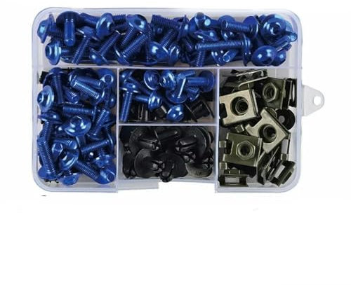 HOHCA - Motorrad Voll Verkleidung Schrauben Kit Edelstahl Clips Mutter Karosserie Schrauben passt für K-TM Duke RC 125 200 NG 250 390 690 790 890 890R 1290 1290R Super GT