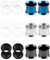 JENCVNL 6 Paar Ohr Tunnel Plug, Edelstahl Flesh Ohr Tunnel Plug Piercing Extra Weich Silikon Ohr Flesh Tunnel Double Flared Plug Expander Ohrpiercing Schmuck 3-20mm für Männer Frauen (8mm)