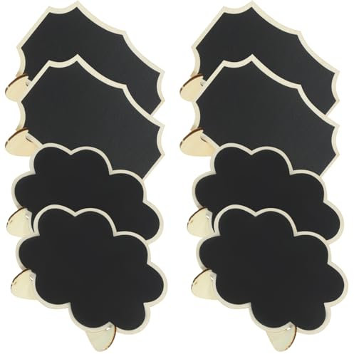 Amosfun 1 Satz Aufkleberetiketten Tischstaffelei Mini Whiteboard Tafelmarker Whiteboard Kalender Kleines Kreidetafelschild Praktische Kreidetafel Board Menütafel Für Die 8 Stück