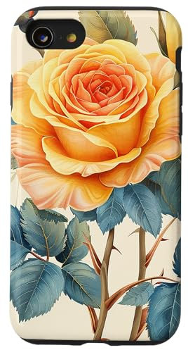 Bouquet de roses - Couleurs pastel - Graphique Coque pour iPhone SE (2020) / 7 / 8