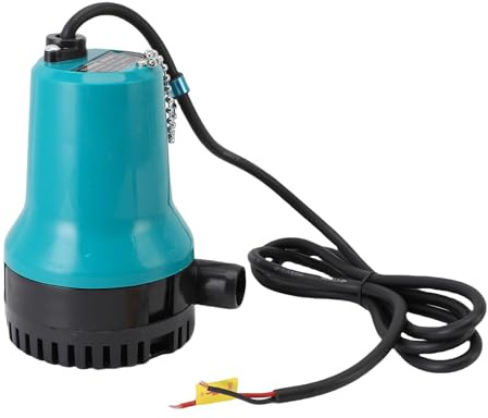 Pompa di sentina elettrica marina, BL-2512SI 12V 1110 GPH Pompe di sentina portatili per barca, 1 pollice di uscita 4m di sollevamento, protezioni di sicurezza multiple