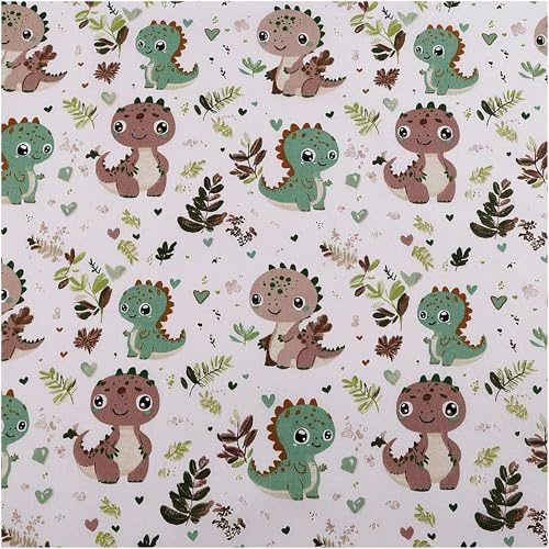 Baumwollstoff mit Kindermotiv ab 0,5m Oekotex Meterware 160cm breit Kinderstoff Farbwahl