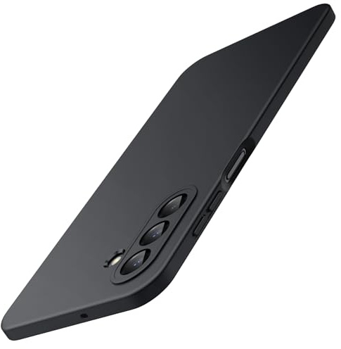 JETech Dünn Hülle für Samsung Galaxy A17, Schwarz | Weiches TPU-Design, Matte Oberfläche, Stoßschutz