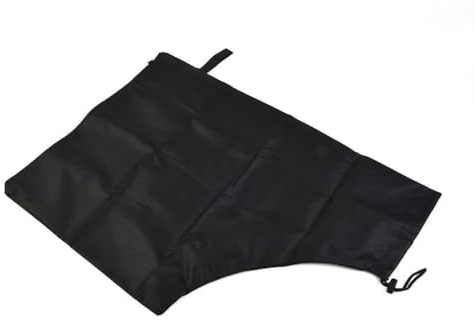 Shophubio Heavy Duty Leaf Blower Vacuum Bag Replacement, 600D Fabric Garden Waste Collection Sack for Lawn Shredder, Universal-Fit Outdoor Debris Liner(Black)