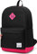 VASCHY Rucksack, Wasserabweisend 15.6 Zoll Daypack Dame Schulrucksäcke Herren Mädchen Jungen Teenager Rücksack Tagesrucksack für Reisen Arbeit Täglicher Schwarz und Rot