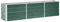 vidaXL Garten Hochbeet Gemüsebeet Pflanzbeet Gartenbeet Frühbeet Pflanzkasten Blumenkasten Blumenbeet Verzinkter Stahl 240x40x45cm Grün