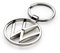 Volkswagen 000087010BN Porte-clés VW New Métal Argenté