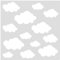 Little Deco Wandtattoo Wolken I 2X A4 Bogen I Kinderzimmer Himmel Deko Baby Wandaufkleber Jungen Wandsticker Mädchen Babyzimmer DL492