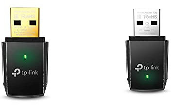 TP-Link Archer T2U Clé WiFi AC 600 Mbps, Adaptateur USB WiFi, dongle WiFi & Clé WiFi Puissante AC1300 Mbps, Adaptateur USB WiFi, dongle WiFi, USB 3.0, MU-MIMO, Noir
