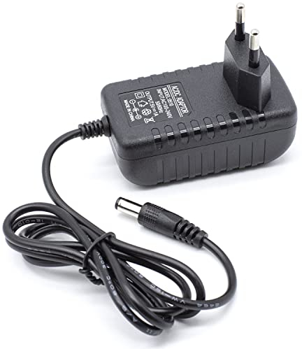 CABLEPELADO Alimentador 5V 1A, Adaptador de Corriente, Fuente de alimentación 5V, Alimentador de Pared 5V, Cargador 5V, Adaptador Alimentación, Conector DC 5.5 x 2.1 mm, Negro