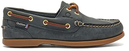 Chatham Deck Lady II G2 Women's Blue Premium Leather Boat Shoes UK Size 5.5