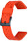 Kai Tian Hochwertiges Armband 20mm Dauerhaft Gummi Silikon Uhrenarmband für Männer und Frauen Rot+Schwarze Schnalle