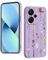 YUXING Funda para Xiaomi Redmi Note 13 Pro Plus 5G (13 Pro+ 5G) Silicona - Moda Lindo Patrón Diseño Delgado Carcasa, Antichoque, Antideslizante, Elegante, Protección Totaly Resistente (Flower,Purple)