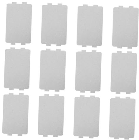 Zerodeko 12hojas Láminas De Mica Aislante Placas De Mica Para Microondas Antiaceite Para Horno Suministros Microondas