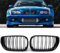Gloss Black Kühlergrill für 3 Series E46 320i 328i 2002-2005 4 Door Sedan Nieren Doppel Bar Front Grille