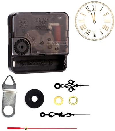 Uhr-Harz-Form, Uhrform für Epoxidharz, Uhrform-Set, Kerzenform, Silikon für Uhr, Uhrwerk, Harzform, römische Ziffern, Uhrform, Zifferblatt, Harzform