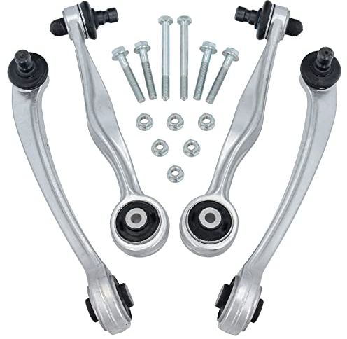 GEPCO 4-tlg Querlenker Satz Vorne Oben Links Rechts kompatibel mit Audi A4 8D B5 B6 A6 4B VW Passat 3B2 3B5 Seat Exeo SuperB