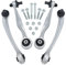 GEPCO 4-tlg Querlenker Satz Vorne Oben Links Rechts kompatibel mit Audi A4 8D B5 B6 A6 4B VW Passat 3B2 3B5 Seat Exeo SuperB