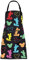 ENSIANTH Cartoon Mouse Aprons Mouse Cooking Aprons with Pockets Colorful Mouse Kitchen Baking Home Chef Aprons Mouse Lover Gifts (Cartoon Mouse)