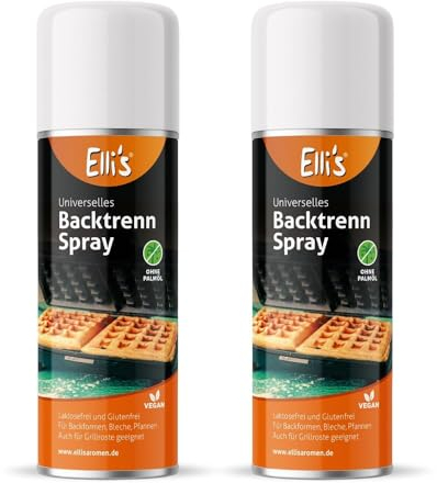 Backtrennspray | Pflanzliches Antihaft-Backspray zum Lösen von Teig & Gebäck | Vegan, ohne Palmöl | Ideal für Backformen, Pfannen & mehr | 200 ml (2 Dosen)