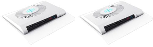 LYEAA Ventilador de refrigeración delgado para consola PS5 con 3 puertos USB y control de temperatura para juegos silenciosos