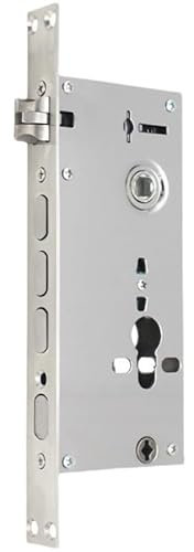 LIUCHUCHU Door Lock Gearbox 24x240mm Universal Narrow Security Mortise Door Lock Body Size 70 * 45MM 70 * 50 MM Mortise Door Locks Accessories Door Lock Box(70-50mm)