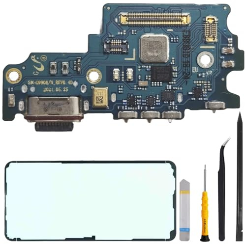 ZHUROUPU Ladeanschluss Dock Connector Ersatz für Galaxy S21 FE, Schnelles Laden USB Typ-C Ladeanschluss Mikrofon Audio Jack Board für Galaxy S21 FE 6.4 Zoll SM-G990B