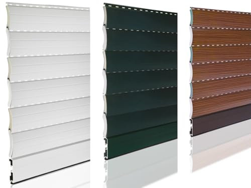 Tapparella in alluminio certificato, Avvolgibile certificato in alluminio, Avvolgibile coibentato in alluminio, Tapparella coibente in alluminio certificato,risparmio energetico (Bianco, 1100 * 1400)