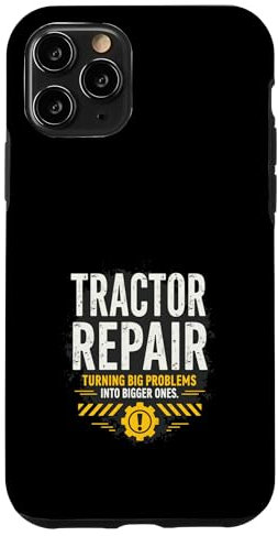 Traktor Restaurierung Vintage Landmaschinen Reparatur Enthusiast Hülle für iPhone 11 Pro