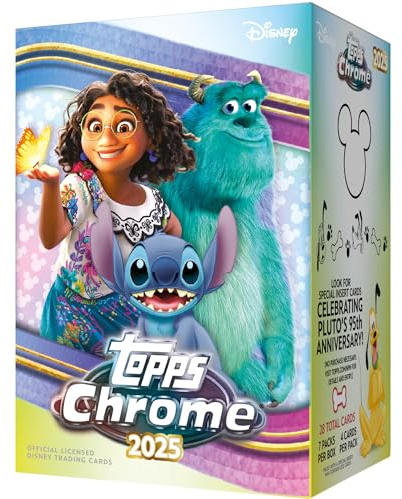 2025 Topps Chrome Disney Factory Sealed Value Box