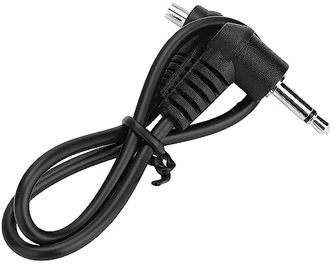 Yechiry 3,5-mm-Blitzkabel, Weiches, Langlebiges Kabel mit Stabiler Verbindung und Schraubverschluss, Professionelles PC-Synchronisierungskabel für Blitzauslöser