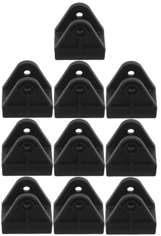 minkissy 10 Pièces Repose-pieds Amovible en Plastique de U pour Fauteuil Roulant, Léger et Facile à Démonter, Accessoires de Réparation pour Usage Domestique