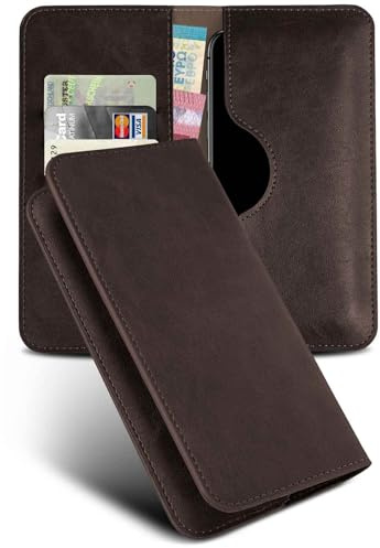 moex Purse Case für OnePlus 15 Handytasche mit Geldbörse, Klapphülle aus PU Leder mit Kartenfach, Flip Case Schutzhülle 360 Grad Rundumschutz Booklet Lederhülle, Braun