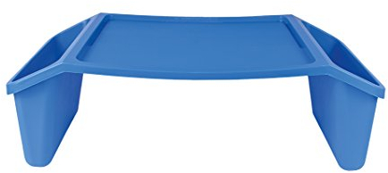 Pflegehome24® Bett Tisch, Laptoptisch, Serviertisch, Tablett, blau