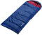 Skandika Dundee Junior Kinderschlafsack | Outdoor Camping Schlafsack für Kinder, Flanell-Innenfutter aus Baumwolle, kuschelig weich, wasserabweisend, Komfortbereich von 13 bis 3°C, 160 x 62 cm (blau)