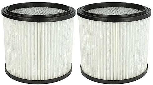 vhbw 2x Faltenfilter kompatibel mit Tarrington House WVC3500 Staubsauger - Patronenfilter, Weiß