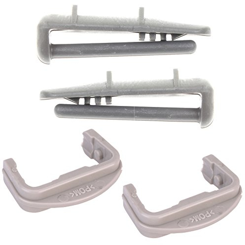 Qualtex Basket Front & Rear Rail End Caps For Beko Dishwashers