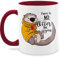 Tasse Tassen 325ml - Statement Sprüche - There is no Otter like you I Otter Geschenk - 325 ml - Bordeauxrot - otter+geschenk spruchtasse sarkasmus seeotter kaffetassen tier spruchtassen spruch