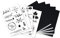 Rayher Hobby Rayher 67287000 5x DIN A4 Transferpapier mit Vorlagen Küchenliebe, zum Übertragen von Motiven