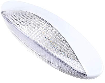 AB Tools Luz de toldo para caravana y autocaravana de 12 V, 10 W, halógena, para puerta, IP66
